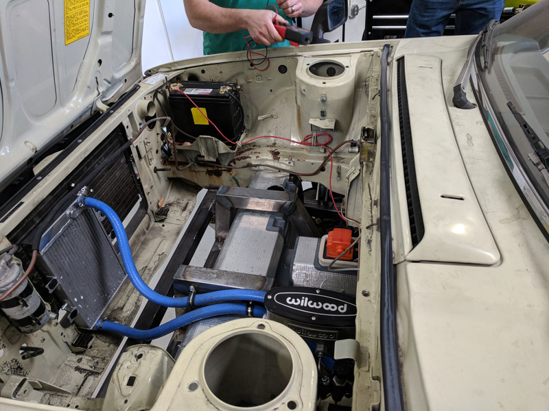 New engine bay view.